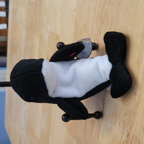 ty Beanie Baby - Waves the Whale with Label Errors - 1996 - Picture 6 of 11